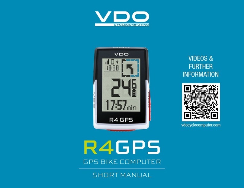 VDO Cyclecomputing R4GPS How to use
