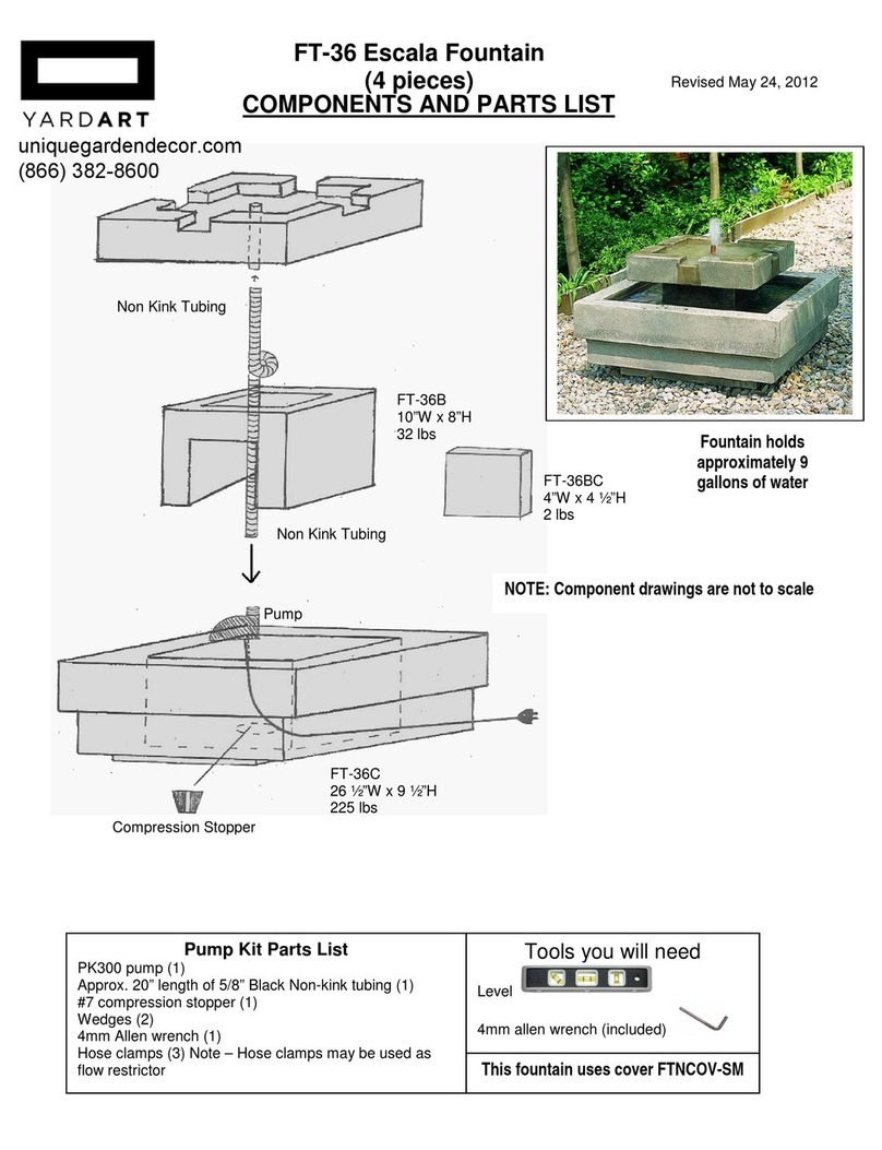 YARDART FT-36 User manual YARDART FT-36 User manual