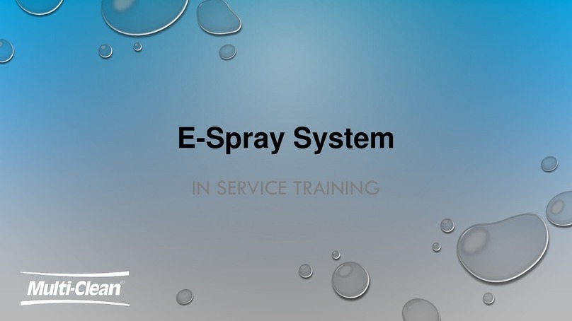 Multi-Clean E-Spray Installation guide