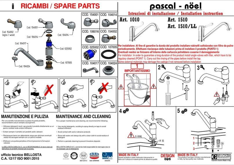 BELLOSTA Pascal 1010 User manual