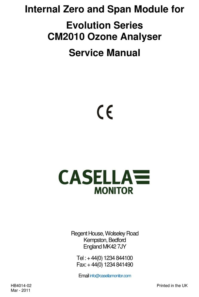 Casella Evolution CM2010 User manual