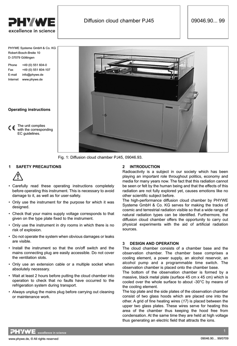 PHYWE PJ45 User manual