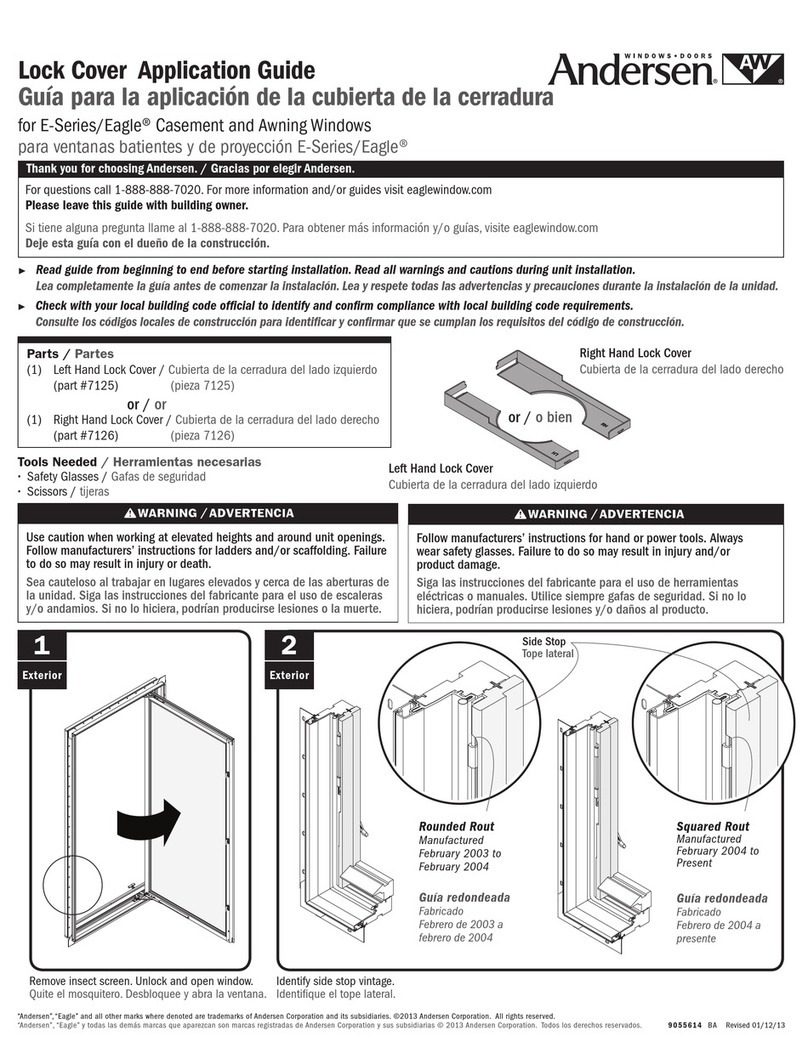 Andersen Eagle E Series User guide