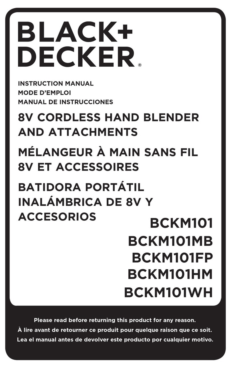 Black & Decker BCKM101 User manual
