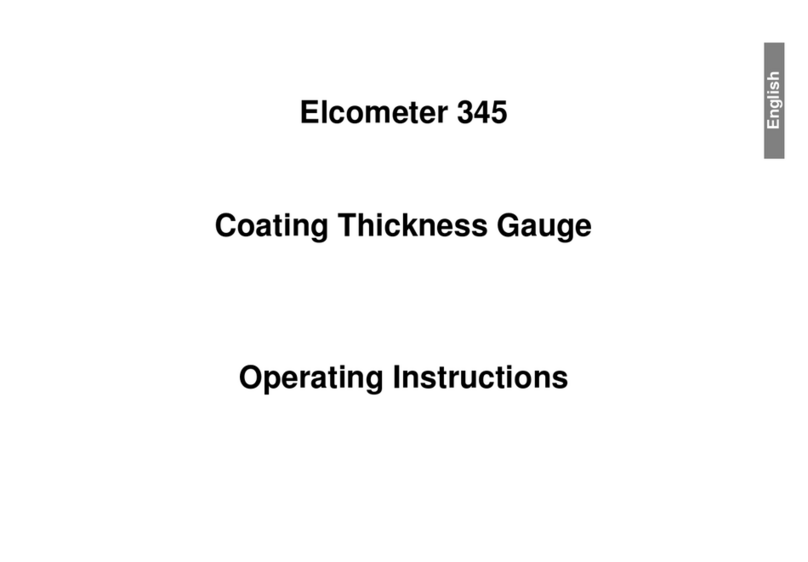 Elcometer 345 User manual