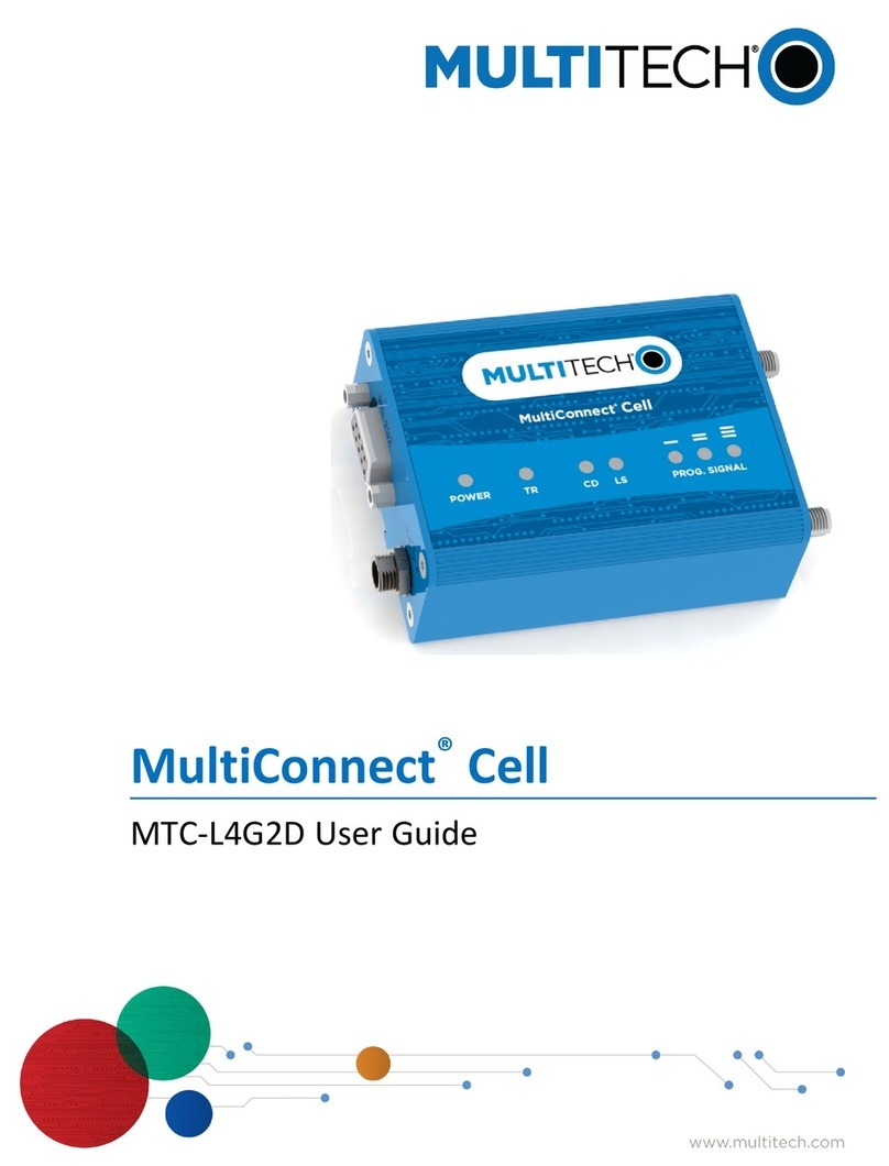 Multitech MultiConnect MTC-L4G2D User manual