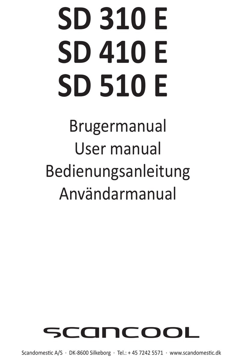 Scan Cool SD 310 E User manual