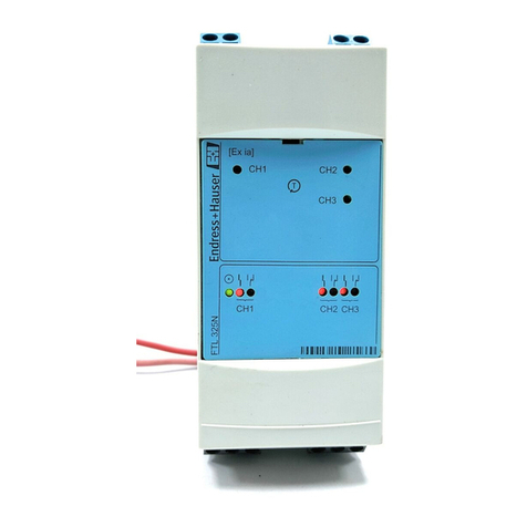 Endress+Hauser Nivotester FTL325N-3 3 Series User manual