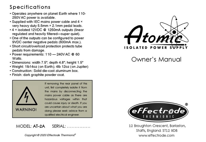Effectrode Atomic User manual