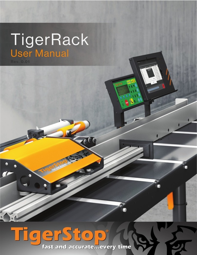 TigerStop TigerRack User manual