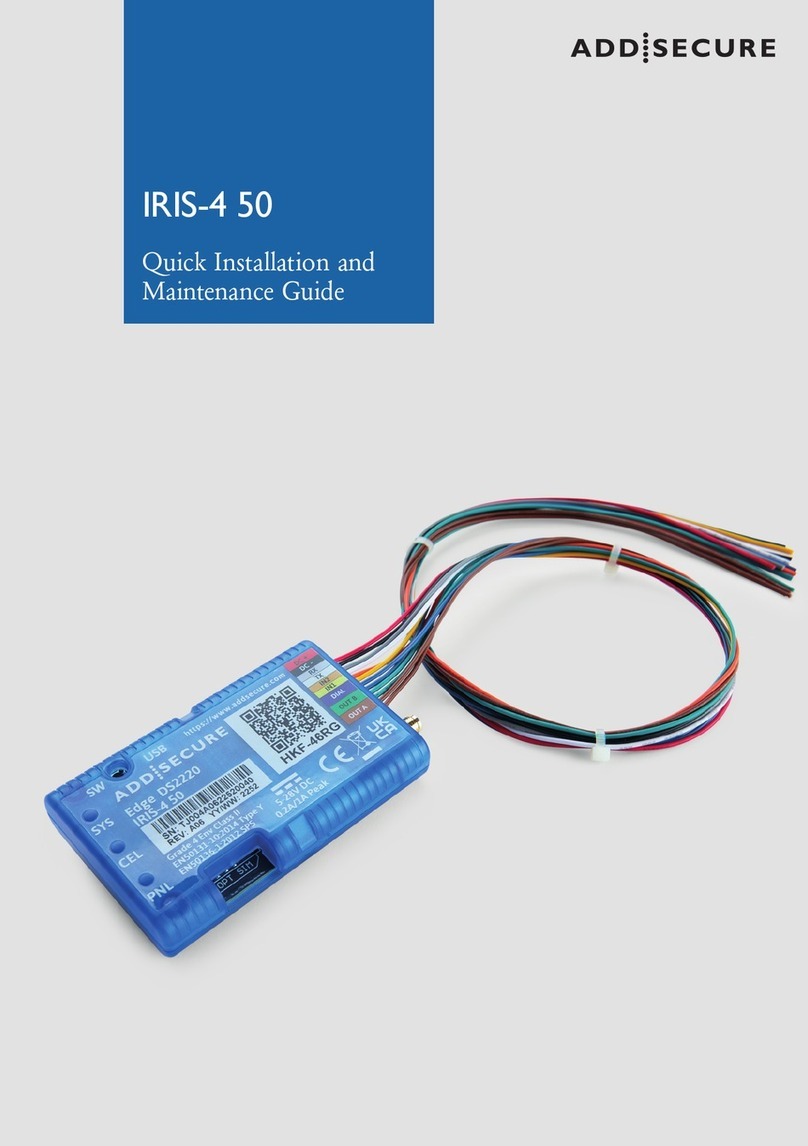 AddSecure IRIS-4 50 Product manual