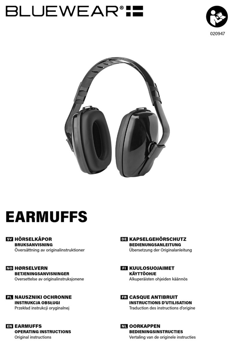 BlueWear EARMUFFS User manual