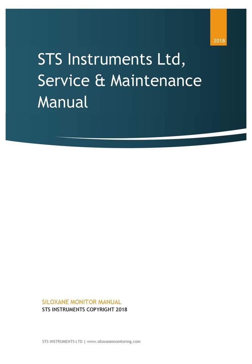 STS Instruments Siloxane User manual