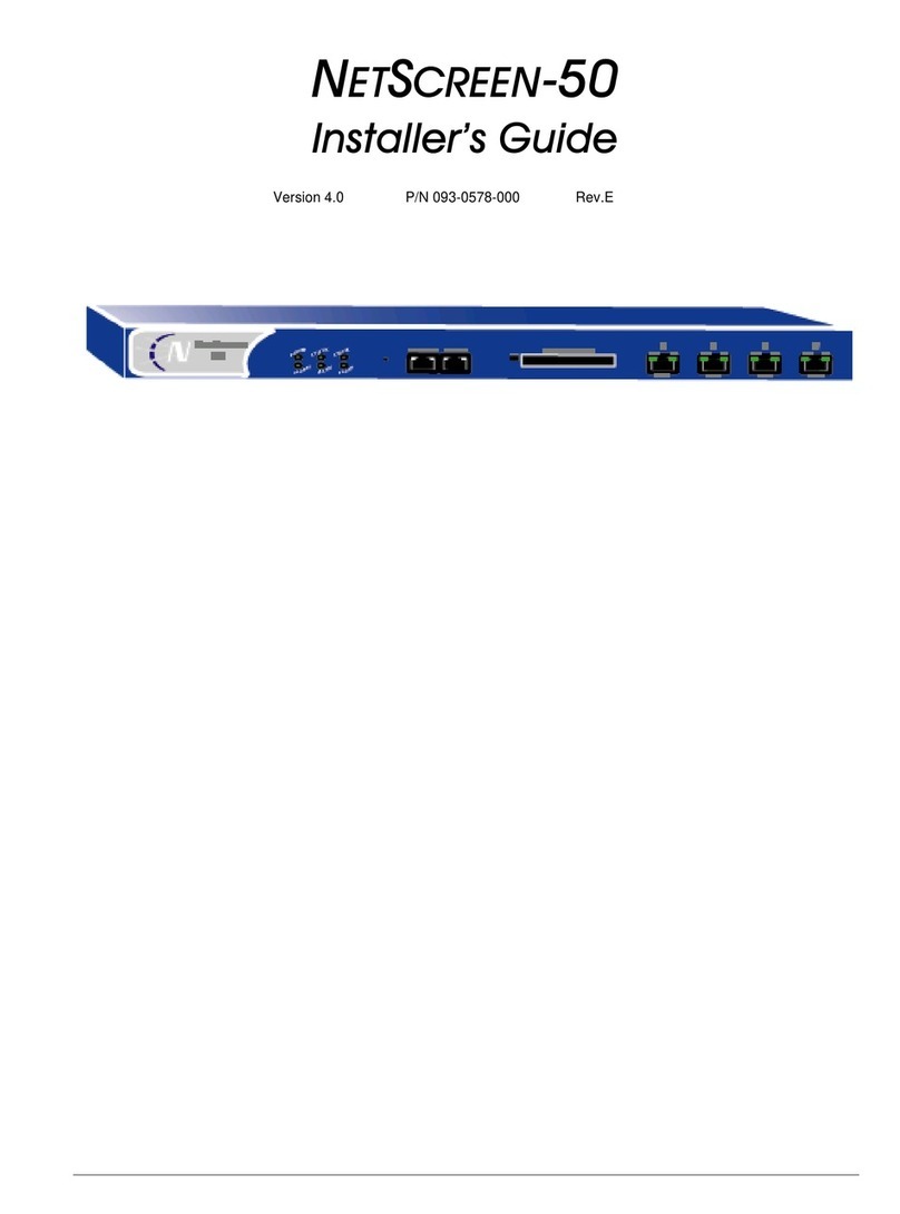 Juniper NetScreen-50 Assembly instructions