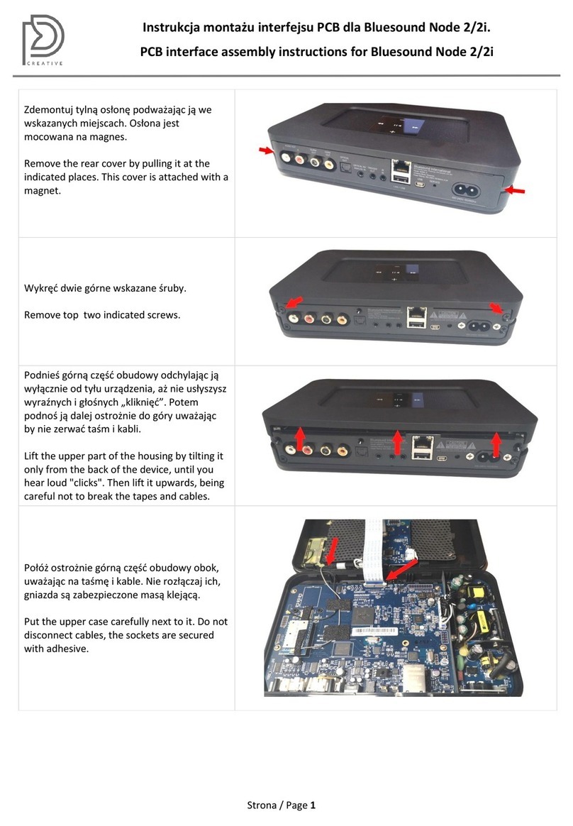 Bluesound Node 2 User manual