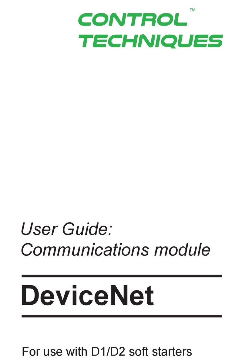 Control Techniques DeviceNet User manual