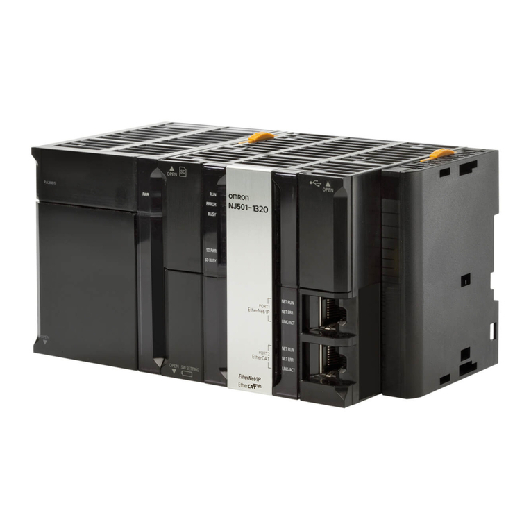 Omron NJ-series Use and care manual