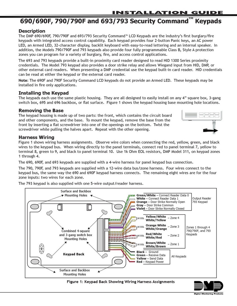 DMP Electronics Security Command 690 User manual