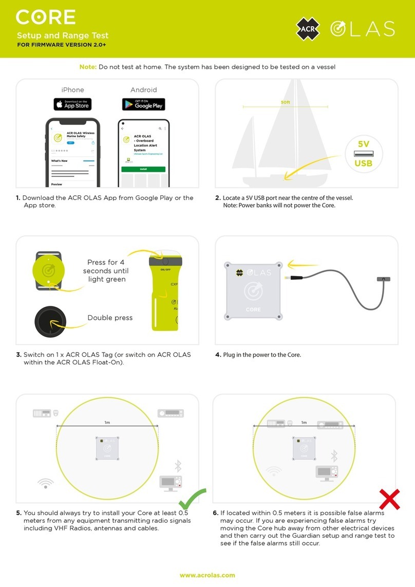 ACR Electronics OLAS CORE User manual