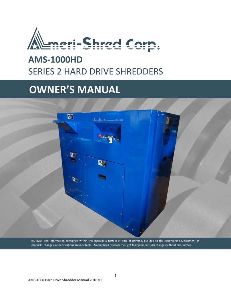 Ameri-Shred 2 Series User manual