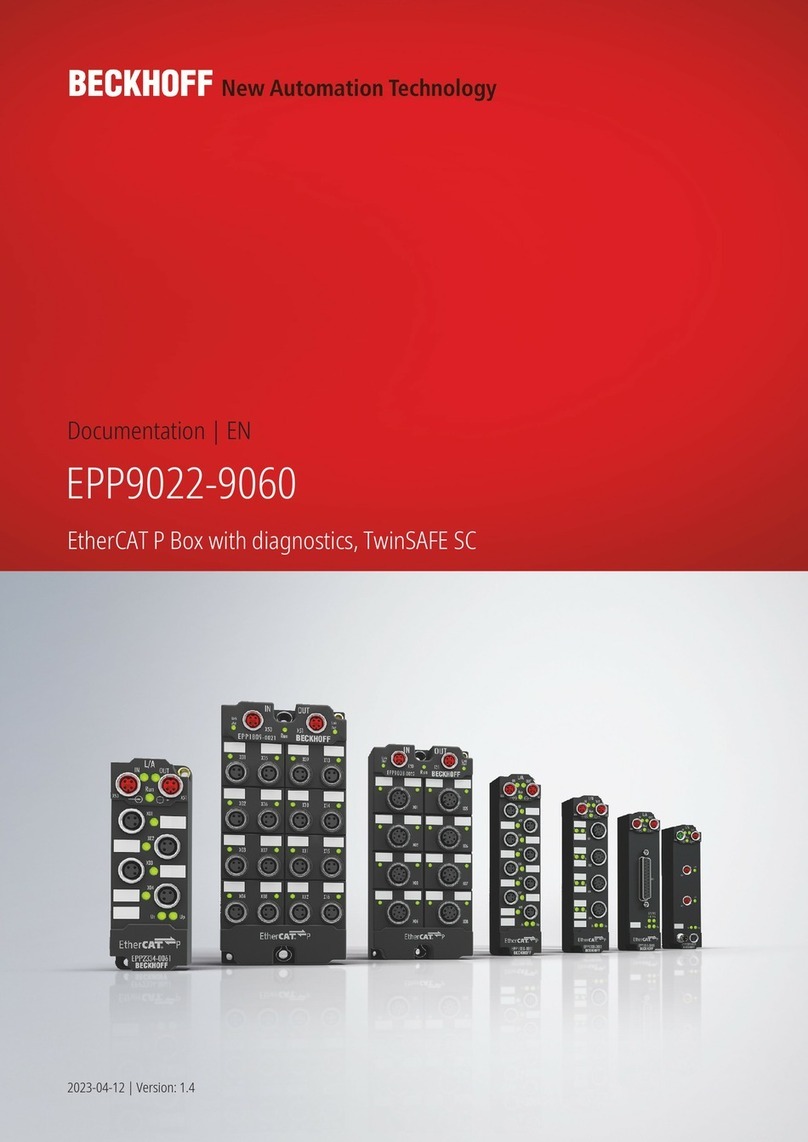 Beckhoff EPP9022-9060 Operator's manual