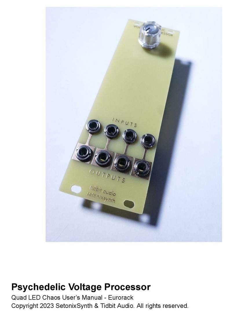 SetonixSynth Psychedelic Voltage Processor User manual SetonixSynth Psychedelic Voltage Processor User manual