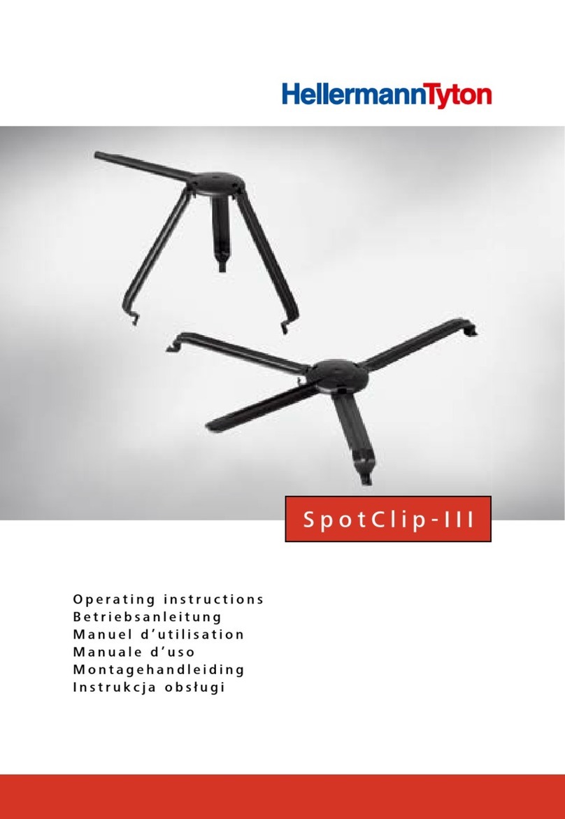 Hellermann Tyton SpotClip-III User manual