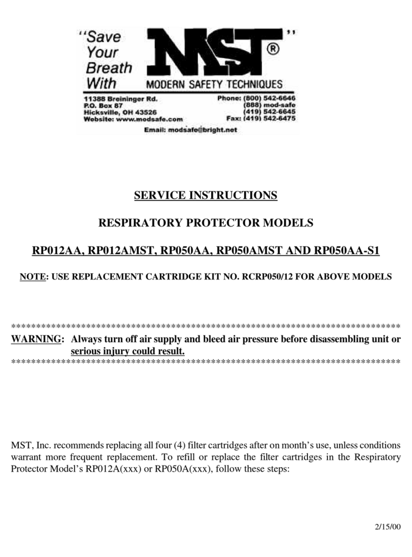 MST RP012AA Operating instructions