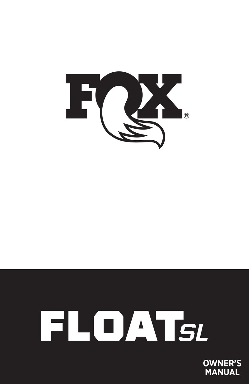 Fox FLOAT SL User manual