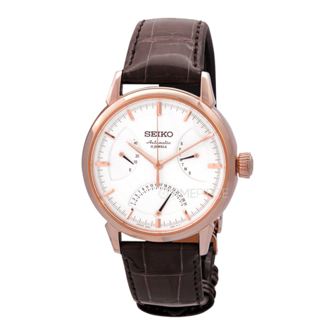 Seiko Presage SPB399J User manual
