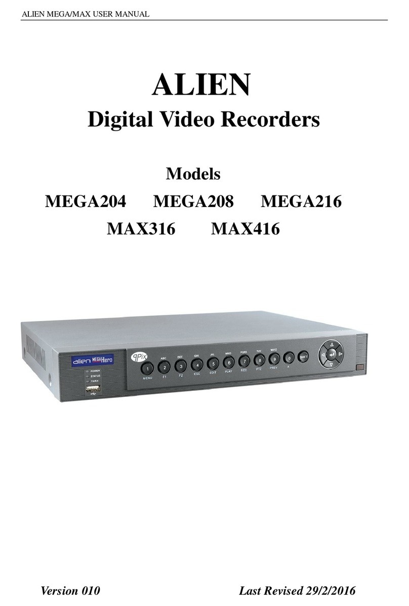 Alien MEGA208 User manual