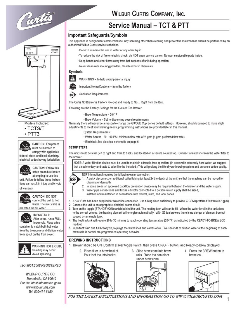 Curtis TCTS/T User manual