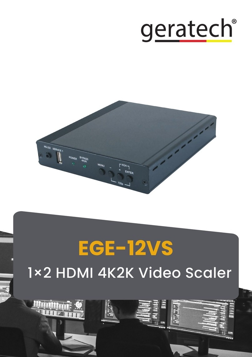geratech EGE-12VS User manual