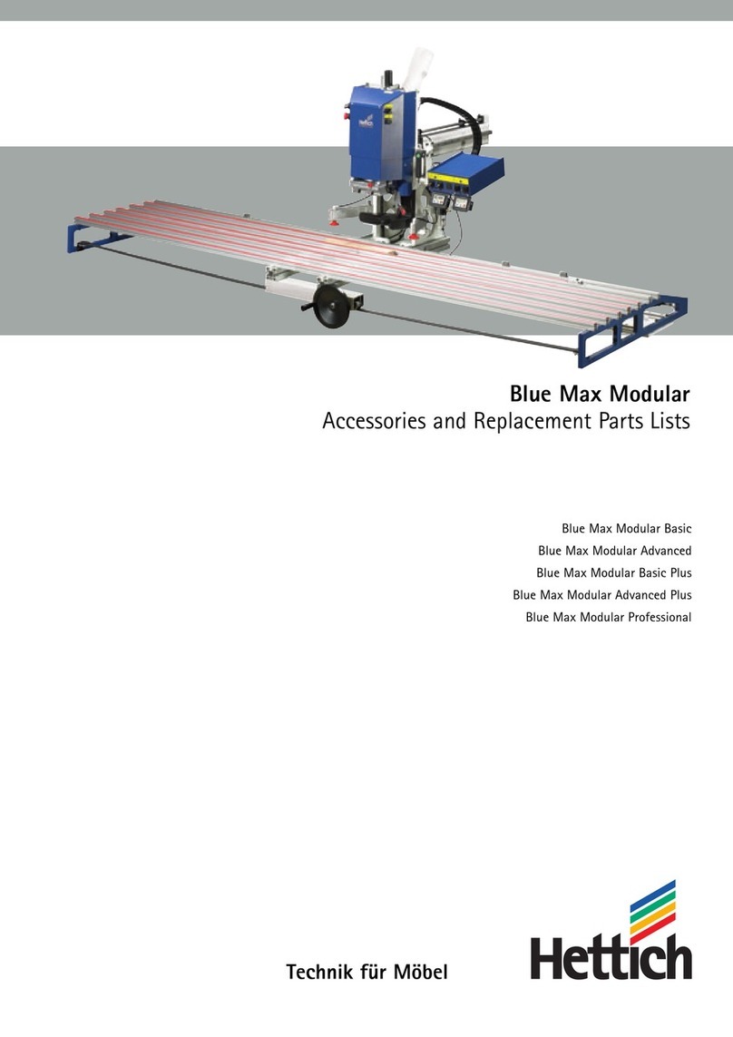 Hettich Blue Max Modular Basic User manual