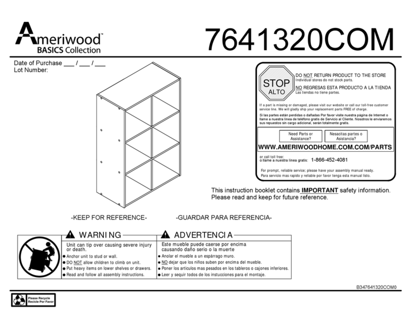 Ameriwood BASIC 7641320COM User manual