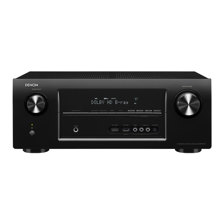 Denon AVR-2113 User manual