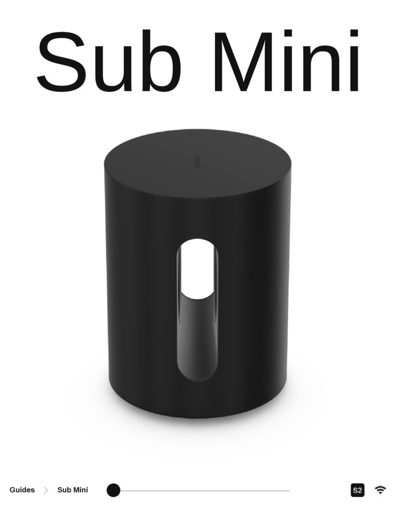 Sonos Sub Mini User manual