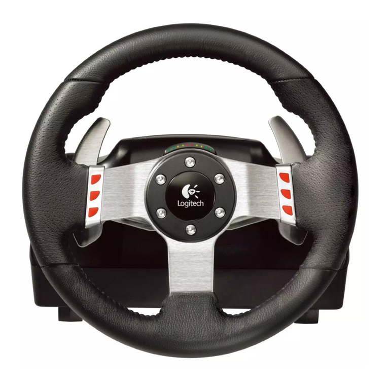 Logitech G27 RACING WHEEL User manual
