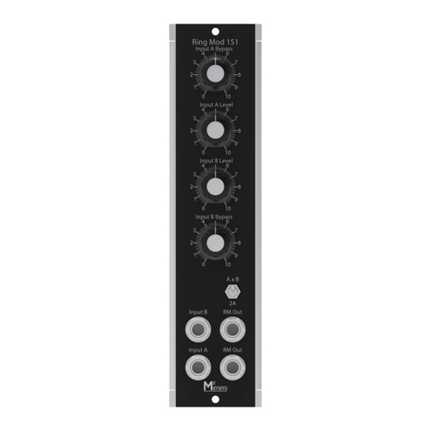 M2SYNTH Ring Modulator 151 User manual