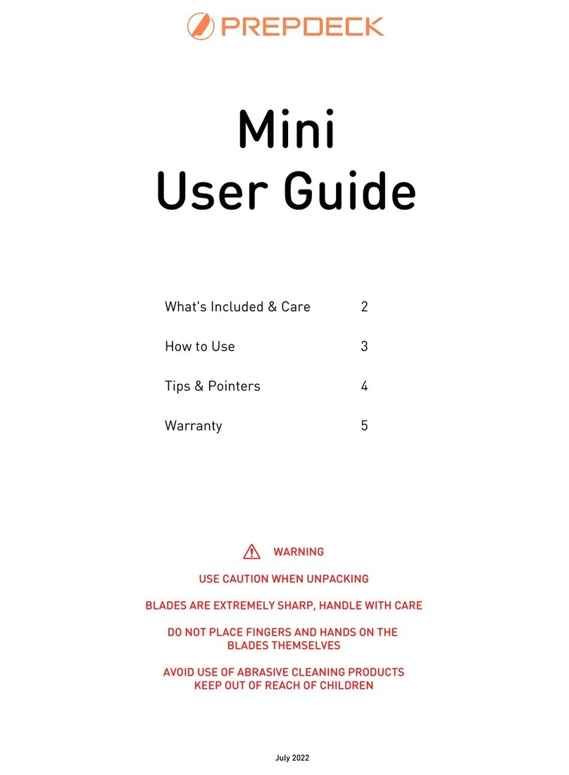PREPDECK Mini User manual