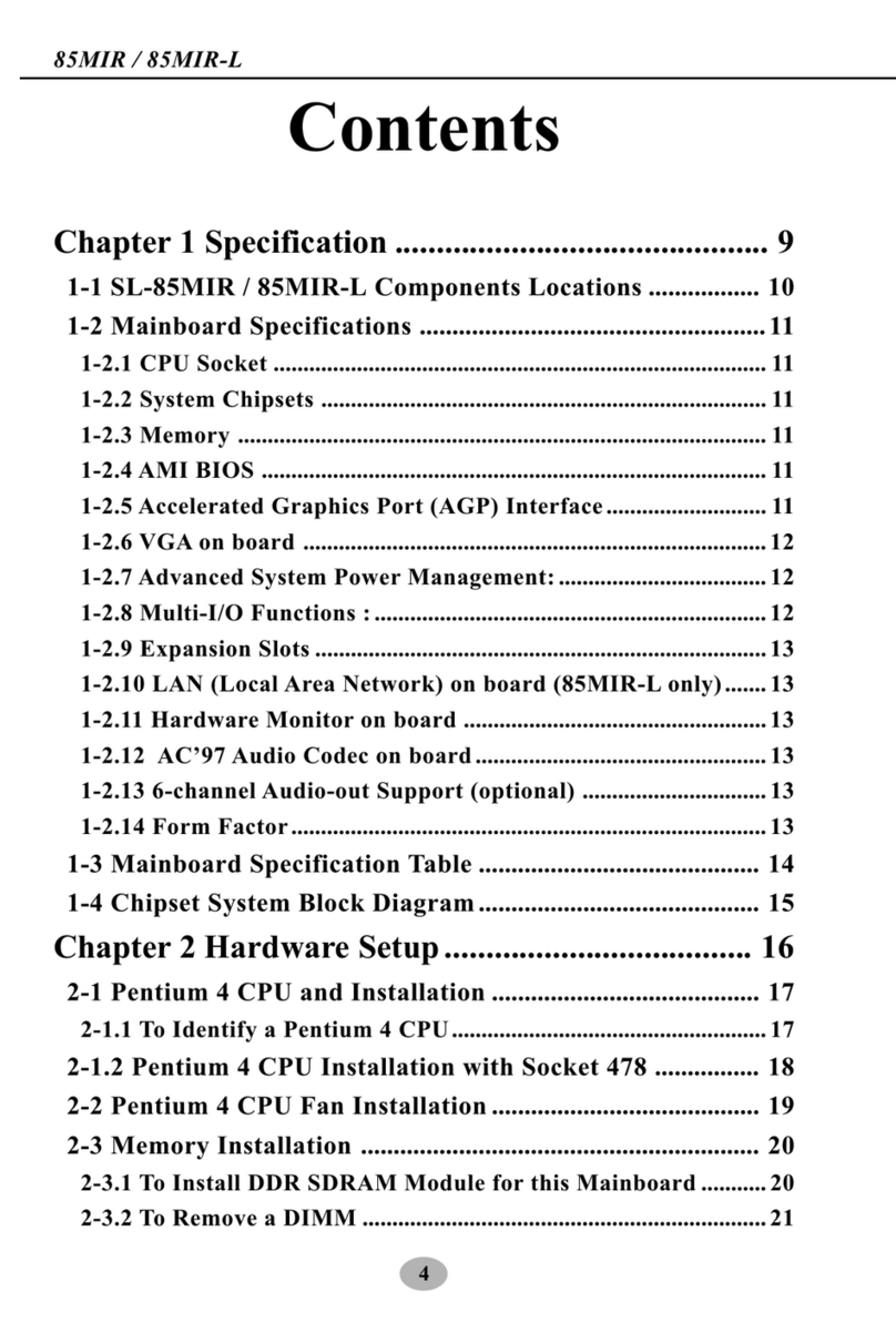 SOLTEK 85MIR User manual