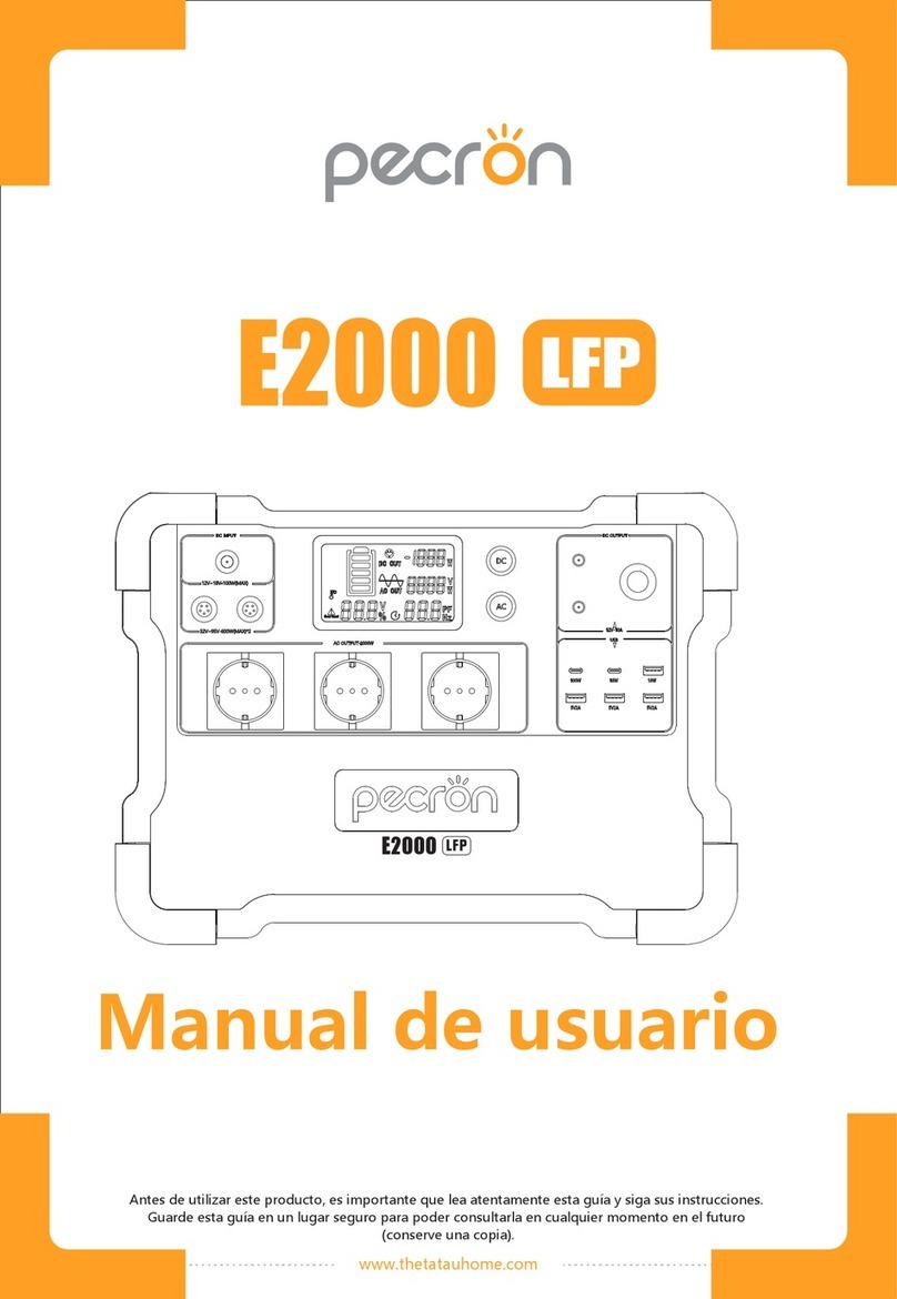 Pecron E2000 LFP User manual