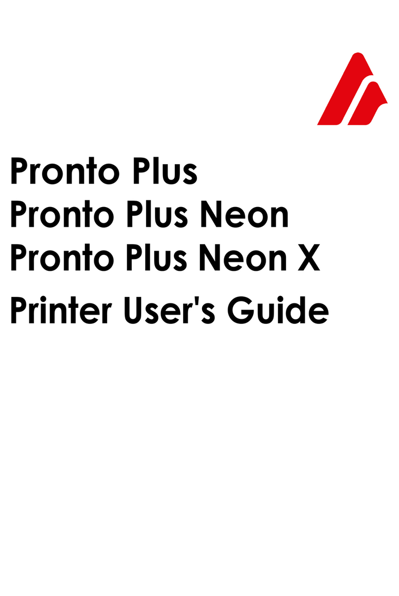 Azonprinter PRONTO PLUS User manual