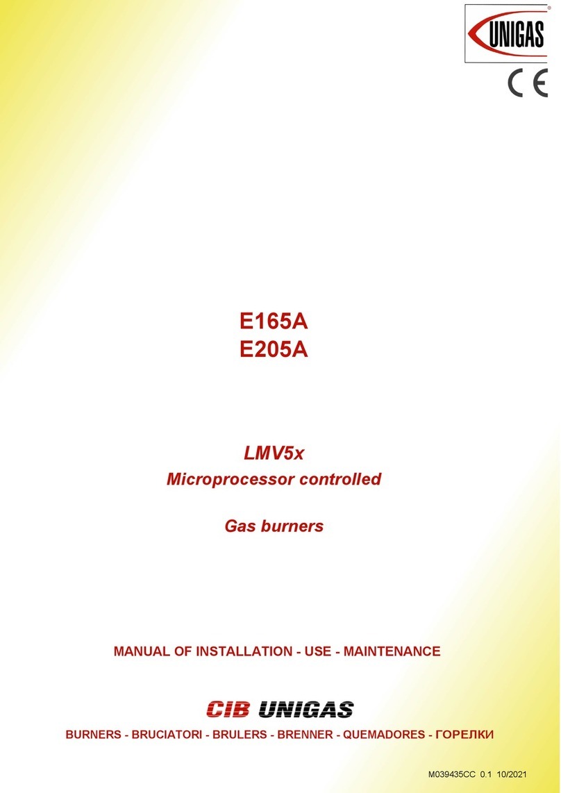 Unigas E165A Operating manual