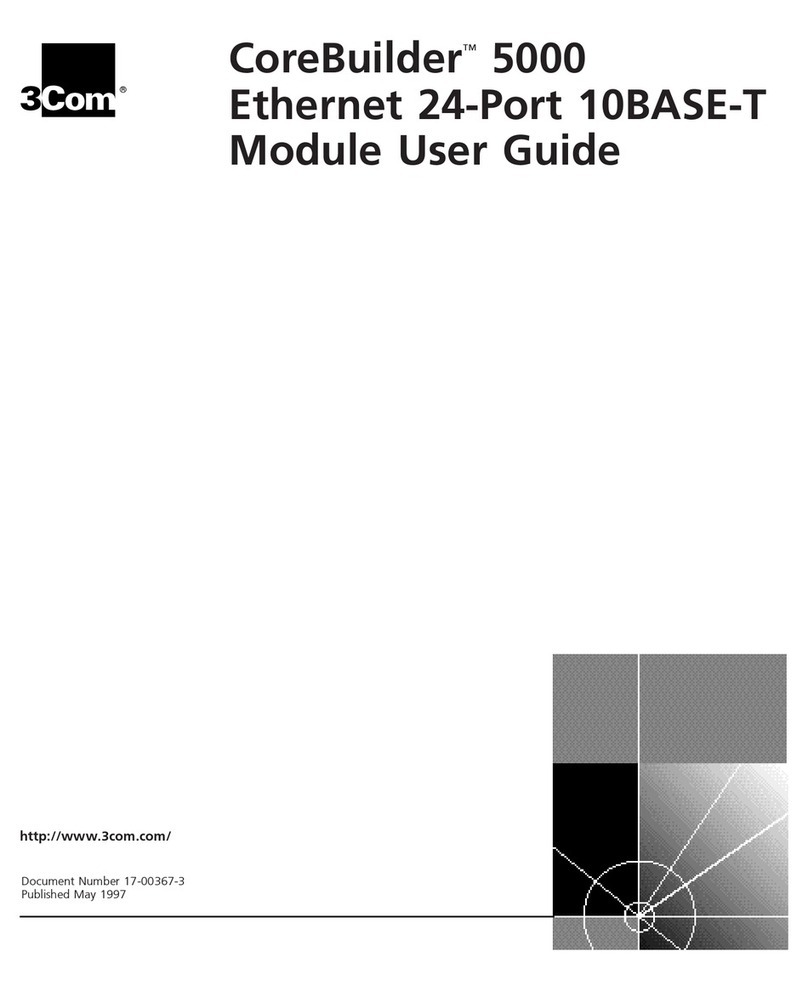 3Com CoreBuilder 5000 User manual