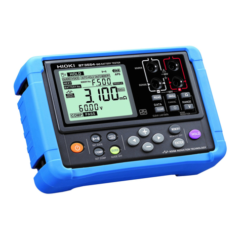 Hioki BT3554-50 User manual