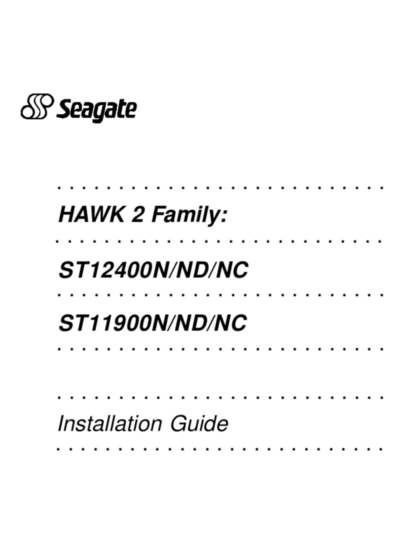Seagate Hawk 2 ST12400N User manual
