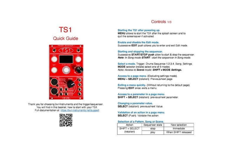 BVR Instruments TS1 User manual