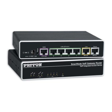 Patton electronics SMARTNODE 4552 User manual
