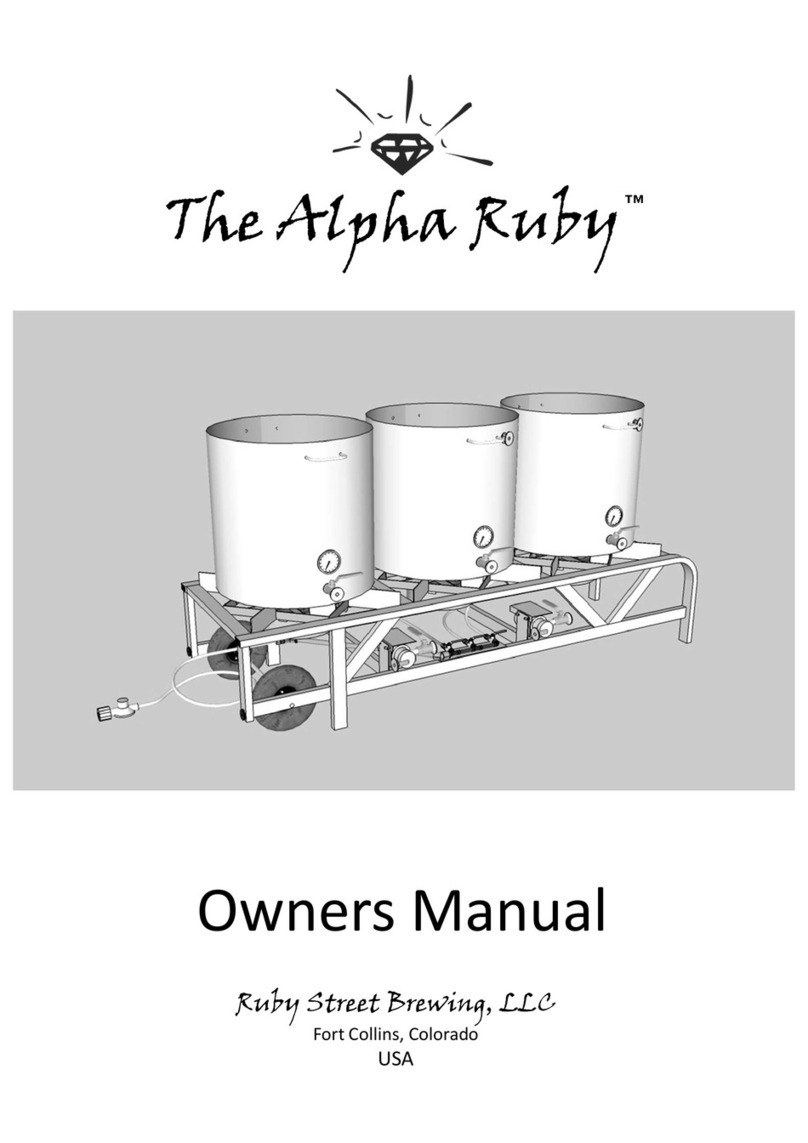 Ruby Street Brewing Alpha Ruby User manual